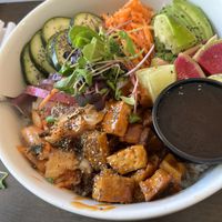 Tofu G Bowl  at Kaffeology in Newport