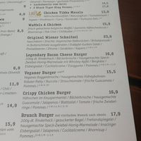 Veganer Burger at Park Café in Munich