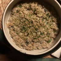 Risotto with special mushrooms that grow on corn #Veganuary at El Armadillo Mazunte in Mazunte