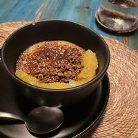 Crème brulée  at El Armadillo Mazunte in Mazunte
