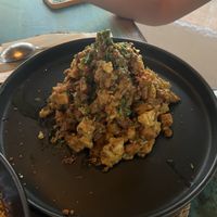 Burnt deepfry  at El Armadillo Mazunte in Mazunte