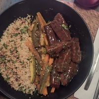 Orange Seitan at El Armadillo Mazunte in Mazunte