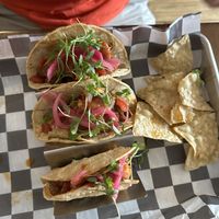Jackfruit tacos  at Bare Bones in La Porte