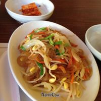 Japche and Kimchi at Loving Hut - JeonJu in Jeonju