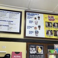 Prices  at Lahaina Ice Cream Parlour in Lahaina