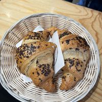 Chocolate croissants  at D'Angelo Caffè & Gastronomia in Rome