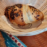 Chocolate cornetto at D'Angelo Caffè & Gastronomia in Rome