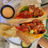 Vegan tacos at Bissap in Bilbao