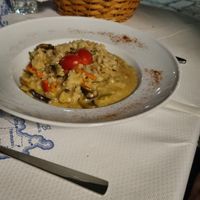 Vegetarian risotto at Taverna Garden  in Crete
