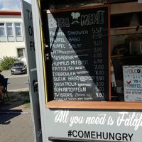 50 Cent Aufpreis für die vegane Variante at Falafel Babo in Trier