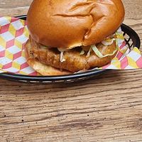 Garlic Mushroom Burger at Chance & Counters in Cardiff