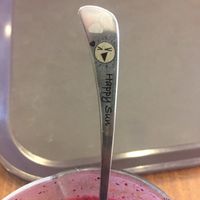 Nice little spoon at Loving Hut in Daejeon