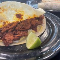 Gringa al pastor vegano at Los Paradise in Playa Del Carmen