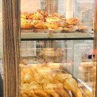 Tarts and snacks at Selegie Soyabean in Central Singapore