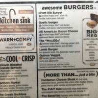 The Quinoa Burger is not vegan (and neither is the lamb burger!) at Megans Bar and Kitchen  in New York City