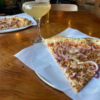 great vegan pizza at The Hungry Sasquatch in Vancouver