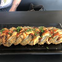 Volcano Roll!!! at Vegan Castle in Long Beach