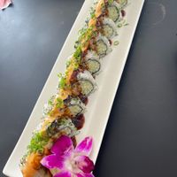 Shrimp Tempura Roll’s at Vegan Castle in Long Beach