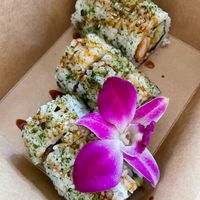 Shrimp Tempura Rolls at Vegan Castle in Long Beach