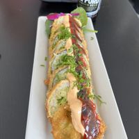 Volcano roll  at Vegan Castle in Long Beach