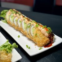 Volcano Roll  at Vegan Castle in Long Beach