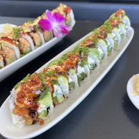 scooby roll  at Vegan Castle in Long Beach