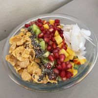 Blue Spirulina Smoothie Bowl 😋🤤 at Bakery Kafeneio in Limassol