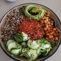 Vegan Buddha Bowl 🧡 at Bakery Kafeneio in Limassol
