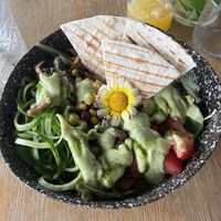 Tex mex bowl  at Bakery Kafeneio in Limassol