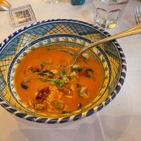 Gazpacho increible! at Villa Capri in Madrid