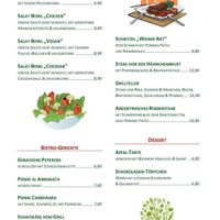 Karte Seite 1 at Bistro Peperoni in Schriesheim