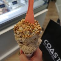 Hazelnut ice cream at GeIicia in Lagos