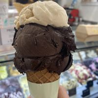 Peanut butter and dark chocolate   at GeIicia in Lagos