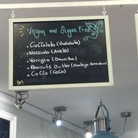 Vegan ice cream   at GeIicia in Lagos