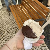 Chocolate, peanut butter, nuts   at GeIicia in Lagos