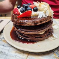 Purple pancakes at Hoy in Paris