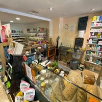 Juice & sandwich bar. at Biorganic Santa Eulalia in Ibiza