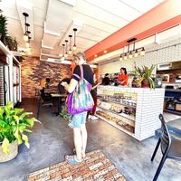 Shopping at Roots 2 Rise on the way to Russell Wright Design Center in Garrison and then stopped at Katonah art studio for a visit with friend Loren and shared treats. 7/24/22 at Root 2 Rise in Pleasantville