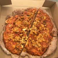 Buffalo Tofu Pizza  at Root 2 Rise in Pleasantville