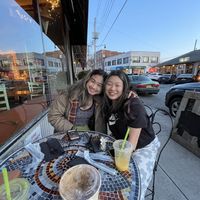 orange juice and food  at Root 2 Rise in Pleasantville