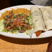 Lunch plattet at El Patron in Chardon