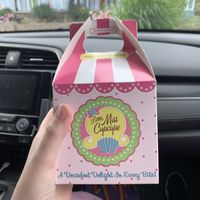 Cute container at Little Miss Cupcape in Hyannis