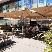 Outdoor seating at Florian Caffè in Bern