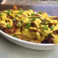 Loaded jackfruit nachos at Froindlichst in Berlin