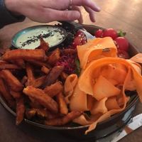 Sweatpotatosalad at Froindlichst in Berlin