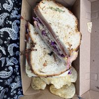 Take away Reuben  at Wolf and Hound in Flemington