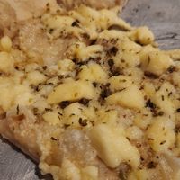 Garlic pizza at Stellina in Traralgon