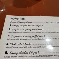 Menu at Mansfield Thai in Mansfield