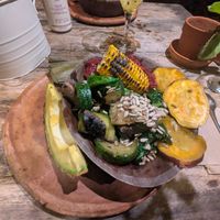 Pumpkin pumpkin vegan bowl at Maracuyá in Flores