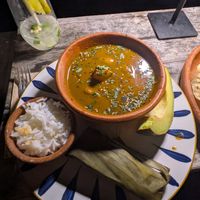 Vegan Pepián at Maracuyá in Flores